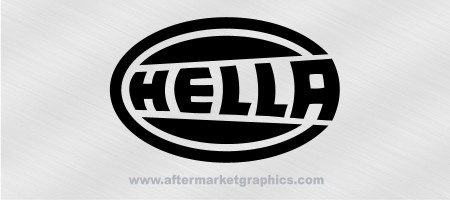 Hella Lights Decals - Pair (2 pieces)